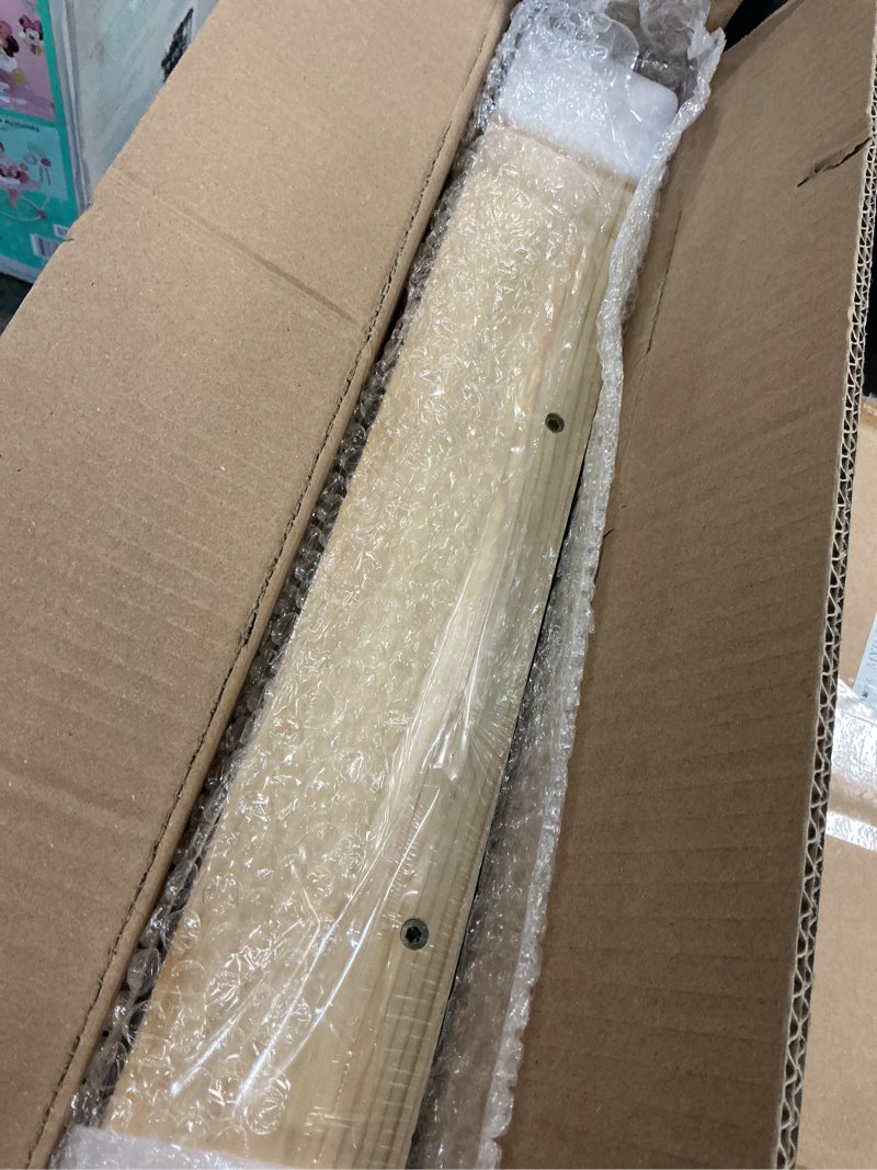 Condition photo showing Good Condition for 28”w x 21”d x 3”h soft close slide out wood drawer organizer for kitchen, (cabinet opening>29.5 inches for bottom assembly, width= 29 inches for side assembly)