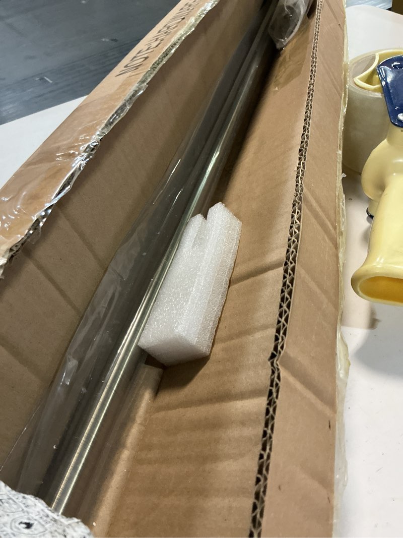 Condition photo showing Good Condition for antique bronze disc curtain rods, 48-84 inches window curtain rod,adjustable room darkening drapery rod with aluminum finials and brackets,wrap around design 48-84" antique bronze