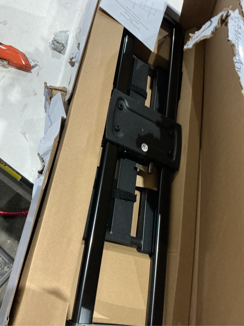 Condition photo showing As Is for onn. full motion tv wall mount for 50" to 86" tvs, up to 15° tilting