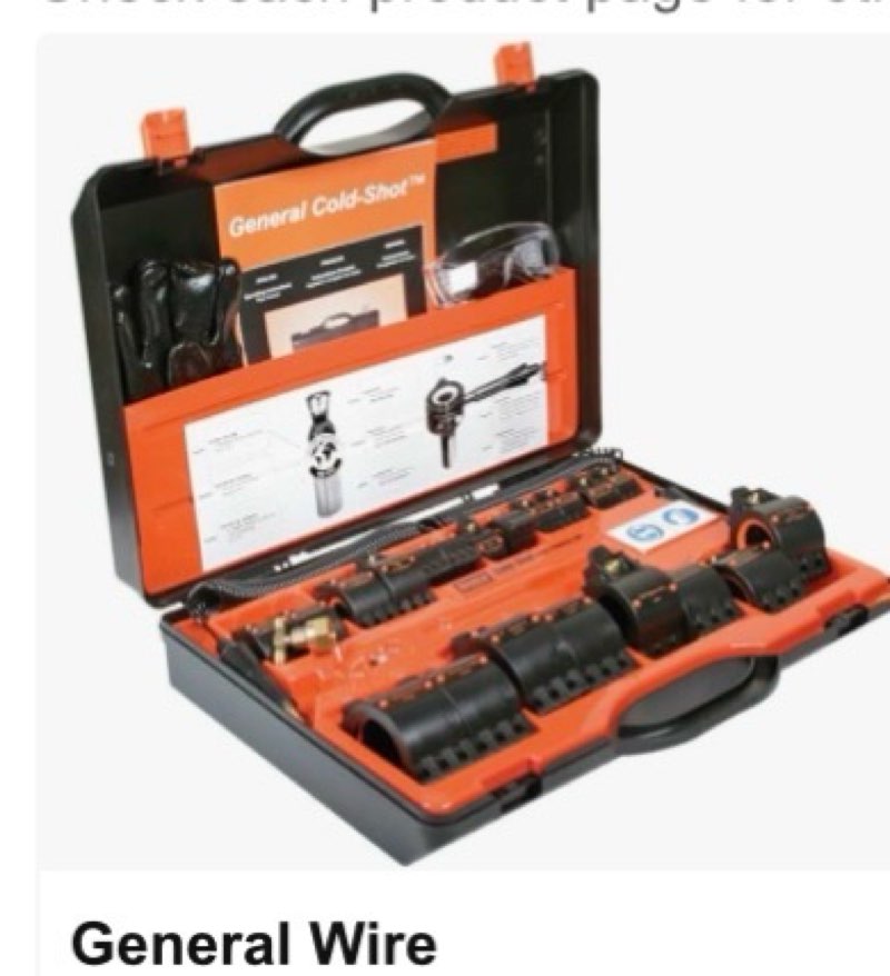 Condition photo showing Good Condition for general wire cst2 cold-shot pipe freeze kit