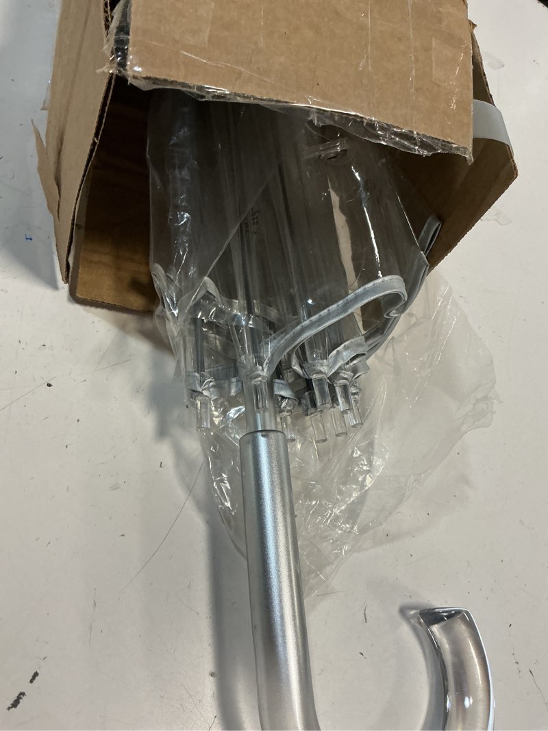 Condition photo showing As Is for totes adult clear bubble umbrella with dome canopy and lightweight wind and rain protection clear adults - 51" canopy