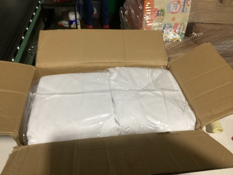 Condition photo showing As Is for Bulk Case Pack of 20 Fitted Sheets - (20) Queen Size Fitted Sheets with Deep Pockets - Wholesale Bulk Bedding for Hotels, Spas & Airbnbs - Breathable & Cooling - Soft and Wrinkle Free - (Queen, White) Queen (Pack of 20) 01 - White