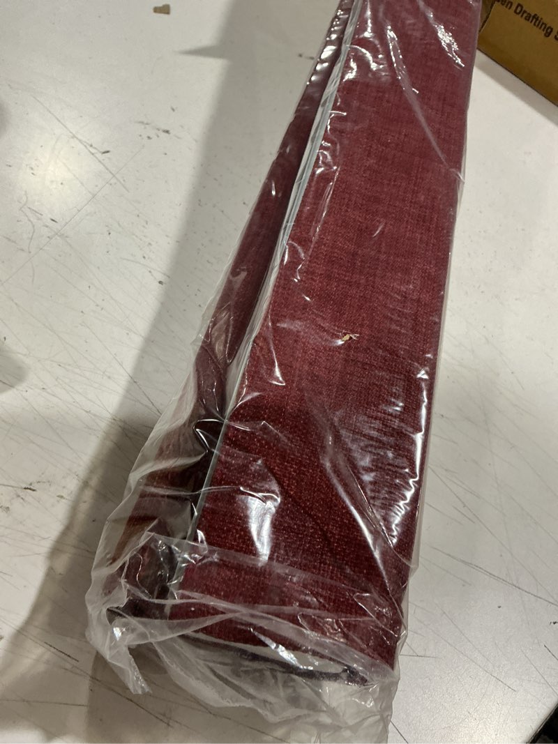 Condition photo showing Good Condition for exclusive home curtains acadia 100% blackout polyester roman shade, 23"x64", red red 23"w x 64"h