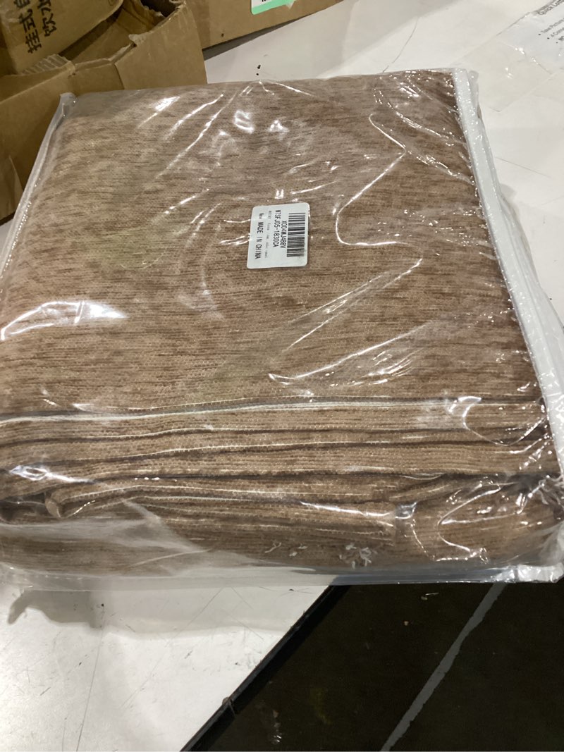 Condition photo showing New/Like New for couch cover sofa cover washable,chenille sofa covers for 2 cushion couch sofa, sofa slipcover loveseat pet couch covers for sectional sofa, 71" x 118", camel 71" x 118" tassels edge-camel