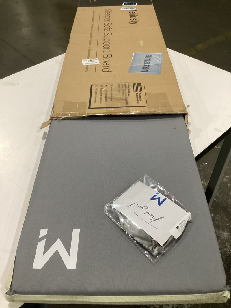 Condition photo showing As Is for meliusly sleeper sofa support board full size (48x48) heavy duty wood sofa bed board for pull out couch, foldable mattress support under mattress bar shield, sofa bed support, folding bed board full-size (48x48)