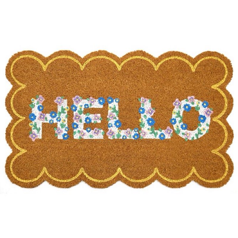 30”x18”celebrate together™ spring hello coir doormat