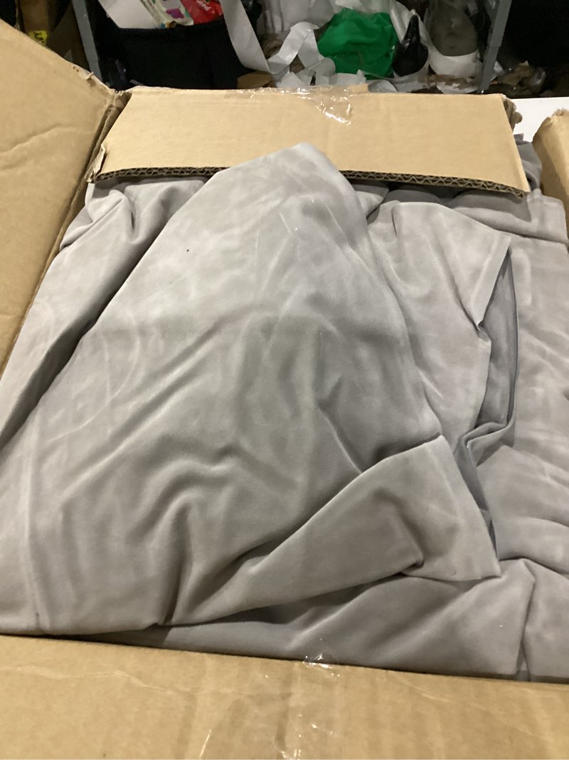 Condition photo showing As Is for kmz suv air mattress thickened and double-sided flocking travel camping bed with 2 pillows & electric pump dedicated mobile cushion inflatable bed for suv trunk and rear seat (dark gray)