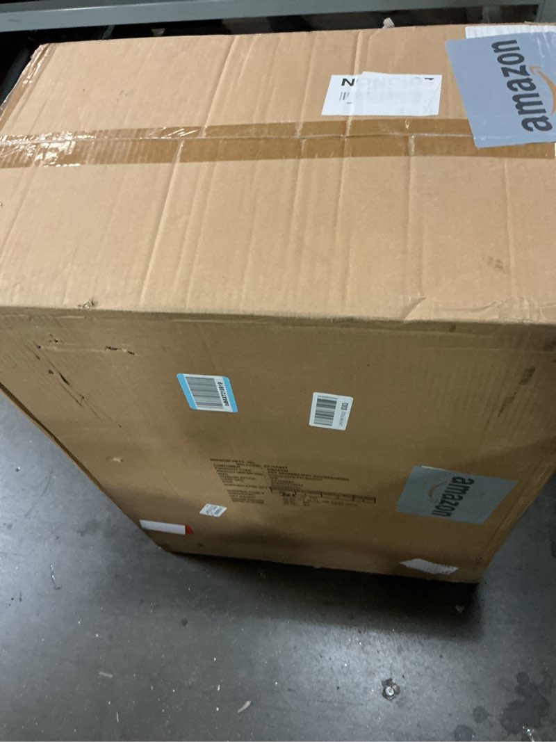 Condition photo showing New/Like New for SPORT PET Plastic Kennels Rolling Plastic Wire Door Travel Dog Crate, Collabsible Kennel, 22.1" L x 23.3" W x 30.6" H 30" Medium (Blue)