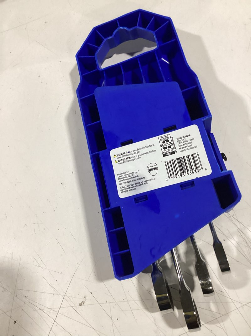 Condition photo showing Good Condition for kobalt 4 -piece set metric ratchet wrench