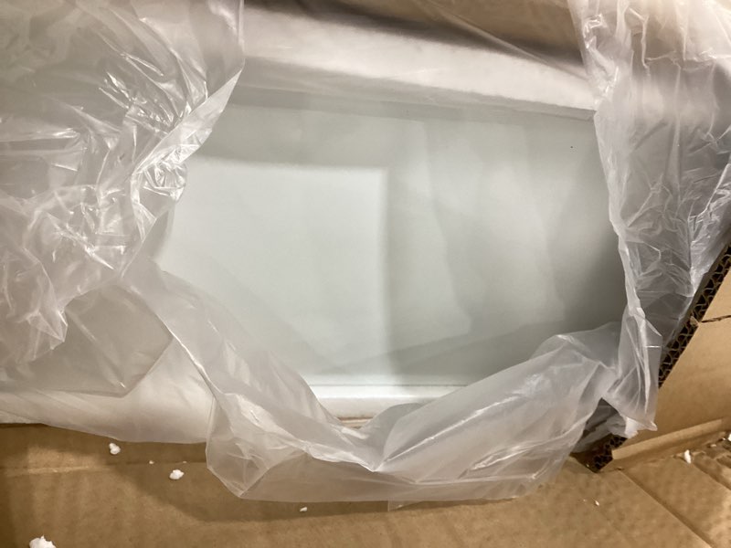 Condition photo showing Good Condition for zonon locking medication cabinet with document pocket, metal wall mounted medication cabinet with dual keys and lock(red,21 x 16 x 6 inch,right angle) red 21 x 16 x 6 inch right angle