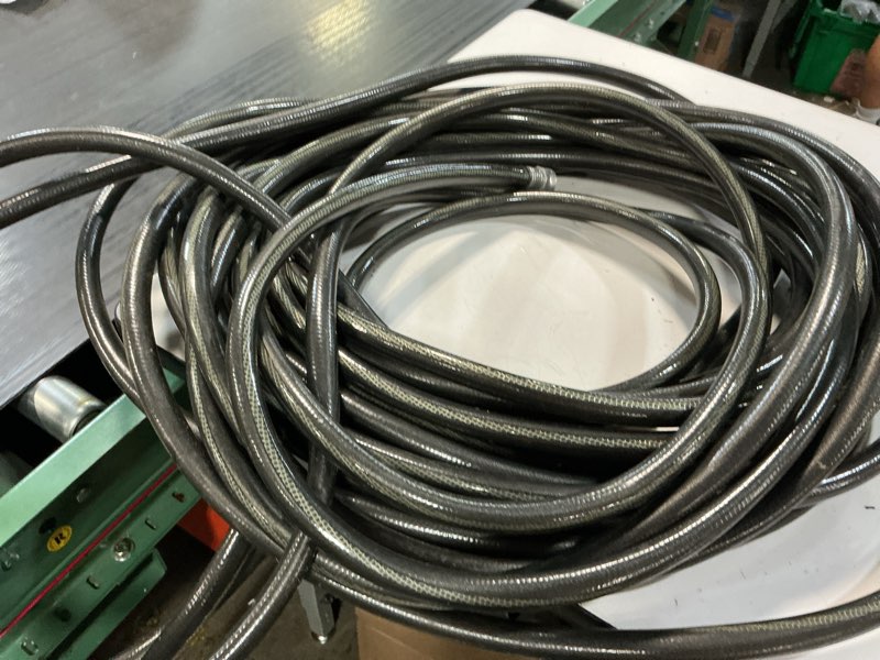 Condition photo showing As Is for expert gardener 5/8-inch x 100-foot heavy duty garden hose