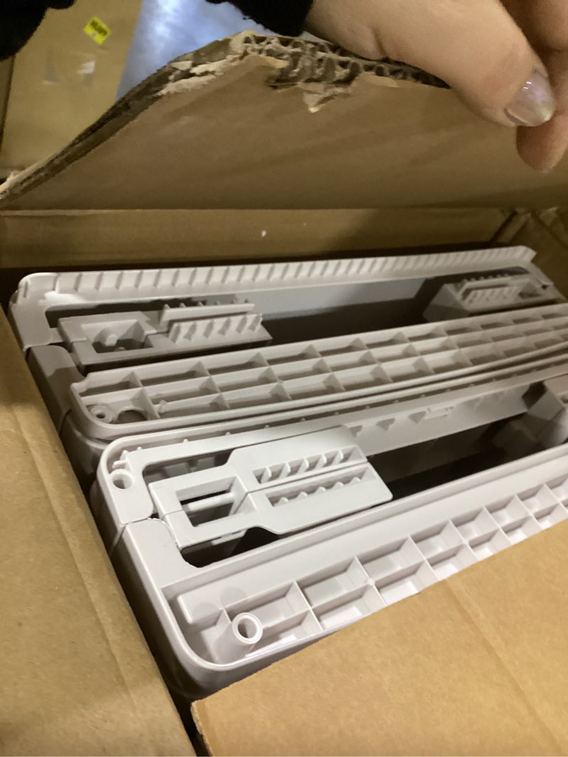 Condition photo showing Good Condition for VECELO 4-Tier Tall Narrow Storage Cabinet with Movable Wheels, Adjustable Shelves, Anti-Tip, Slim, for Small Space, Bathroom, Kitchen, Laundry, White White 14.6 x 11.4 x 65.4 In(LxWxH)