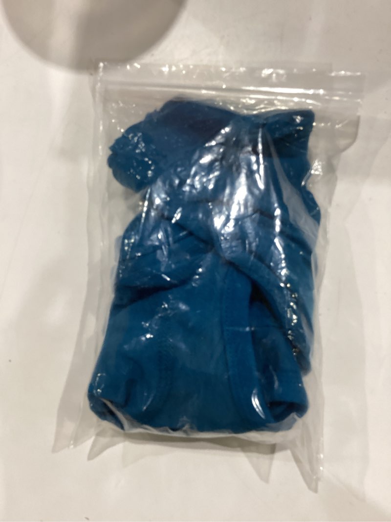 Condition photo showing As Is for dog surgery recovery suit - after spay, abdominal wounds post surgical recovery, anti licking breathable dog onesies for small, medium & large pet, alternative bandages cone e-collar m(back12 - 14" chest 17 - 20" weight16 - 24lb) blue