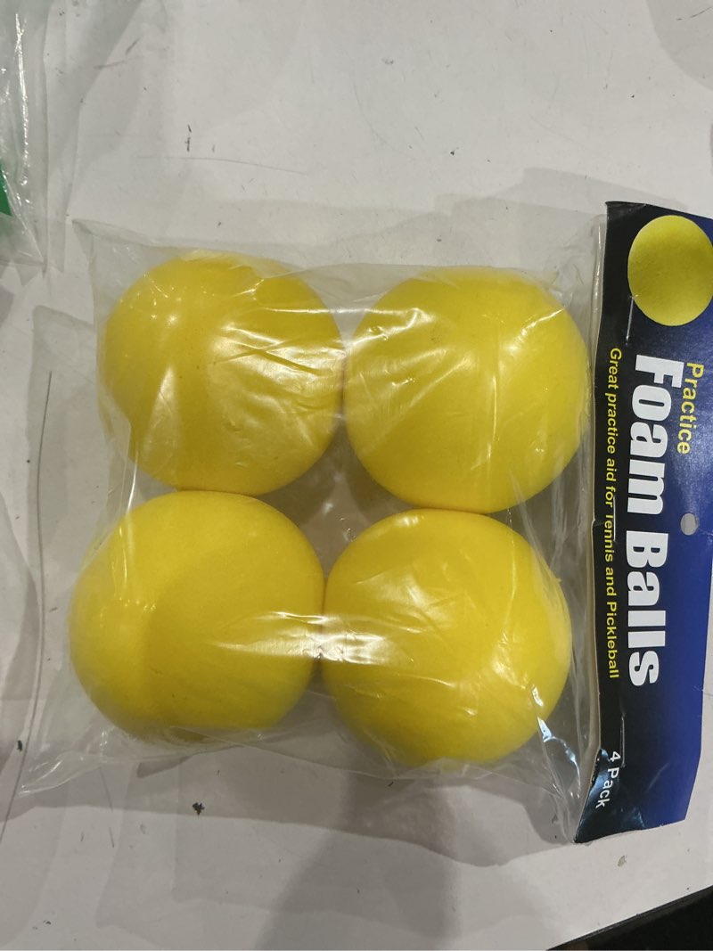 Condition photo showing Good Condition for tourna foam balls for tennis and pickleball practice 4 pack