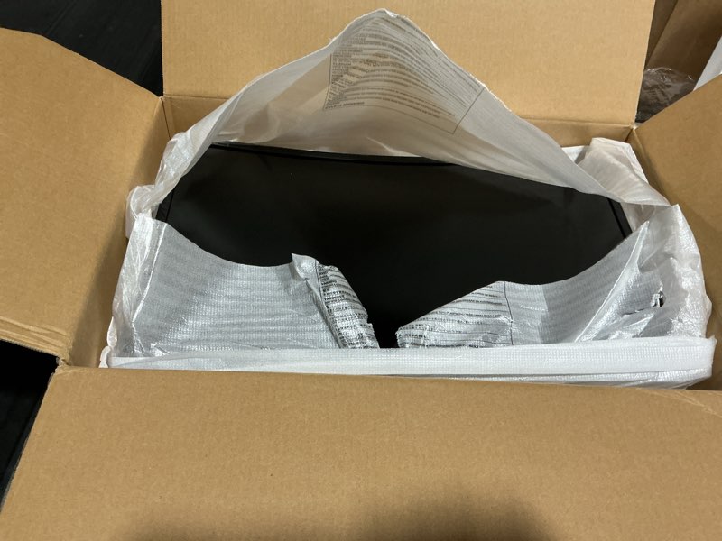 Condition photo showing As Is for samsung 24" essential s3 (s36gd) series fhd 1800r curved computer monitor, 100hz, game mode, advanced eye comfort, hdmi and d-sub ports, ls24d366ganxza