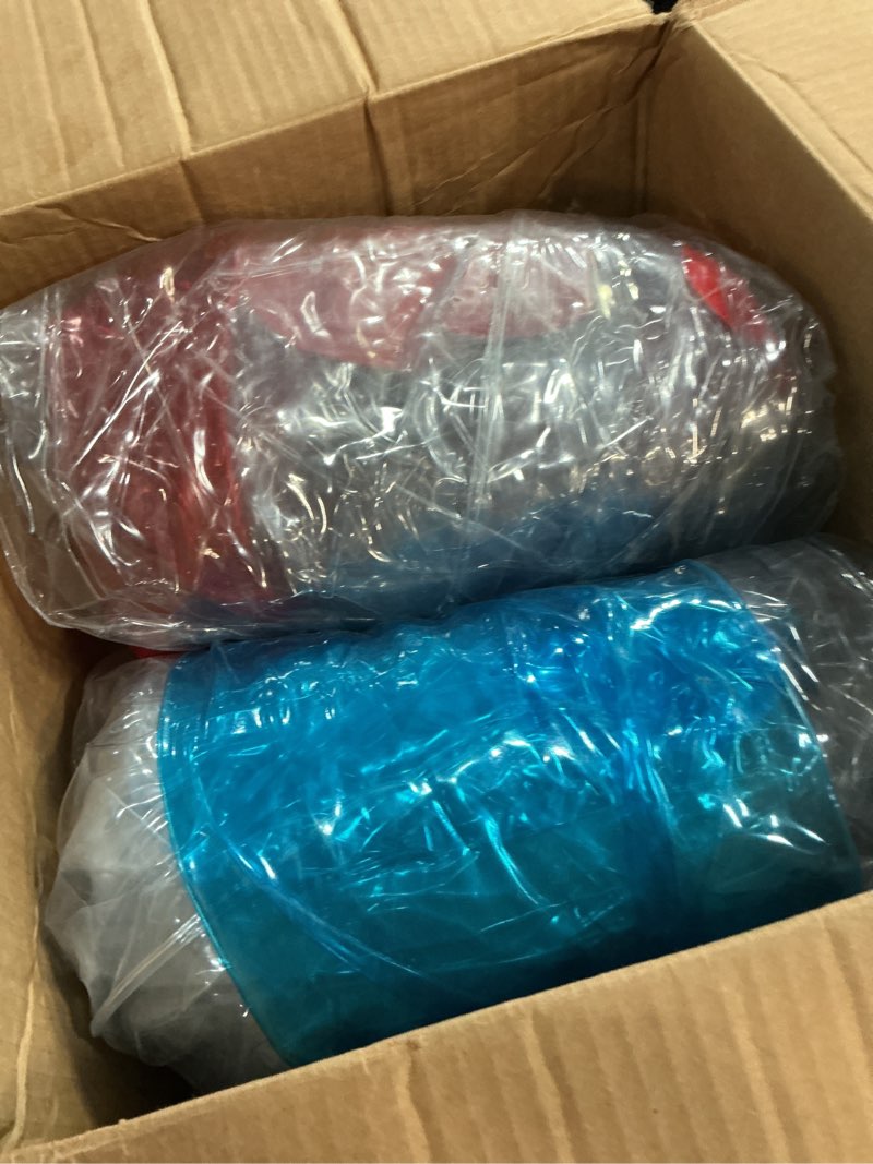 Condition photo showing As Is for sunshine-mall 48 inch 2 pcs bumper sumo ball for adults,kids, inflatable bounce body zorb ball for outdoor team gaming play for 6 ages+ (red+blue) all-season