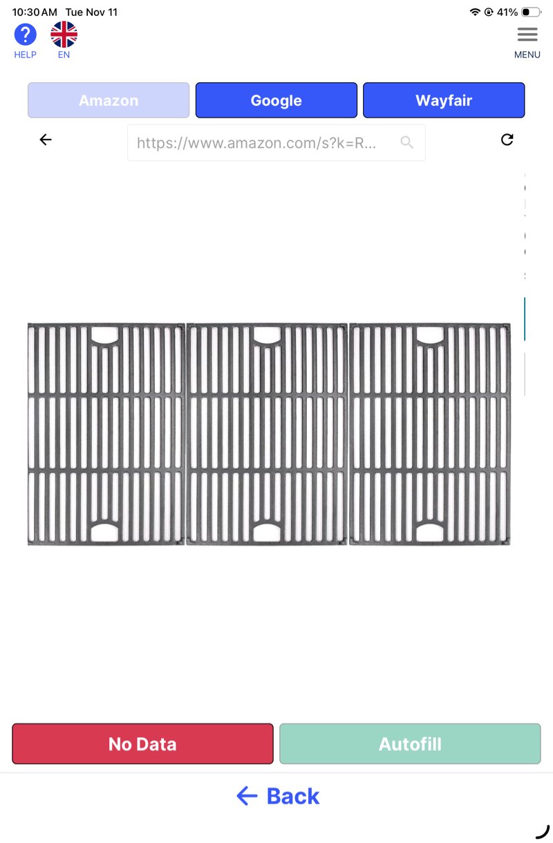 Replacement Parts for Nexgrill Deluxe 6 Burner 720-0896B 720-0896X 720-0896E 720-0896C Gas Grills, 3 pack