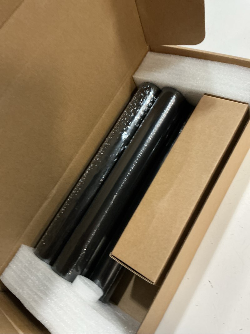 Condition photo showing New/Like New for 6.6ft stair railing indoor metal hand rails for indoor stairs 1.5" pipe stair handrail aluminum wall mounted indoor/outdoor handrail for steps black industrial handrail for stairs 6.6 feet