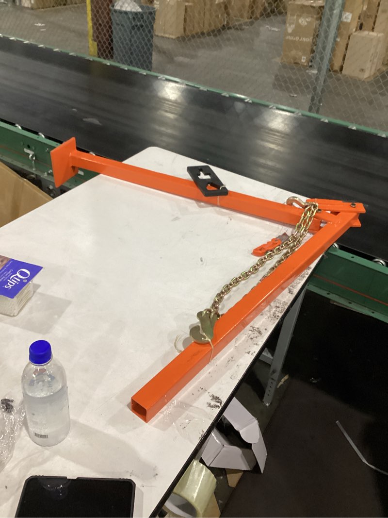 Condition photo showing Good Condition for vevor 36 in t post puller, heavy duty fence post pullers with puller plate & 47 in lifting chain, labor-saving t-post remover tool for round fence posts, sign posts & tree stumps 36" with lifting chain