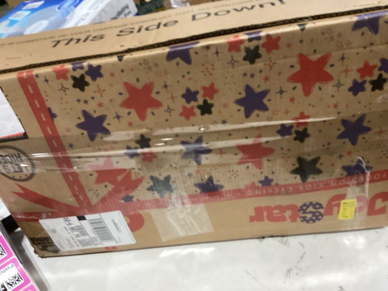 Condition photo showing New/Like New for joystar unicorn kids bike for girls ages 2-9 years old, 12 14 16 18 inch kids bike with training wheels, doll seat, streamers and basket, toddler girl bicycle, multiple colors fuchsia 12 inch with training wheels