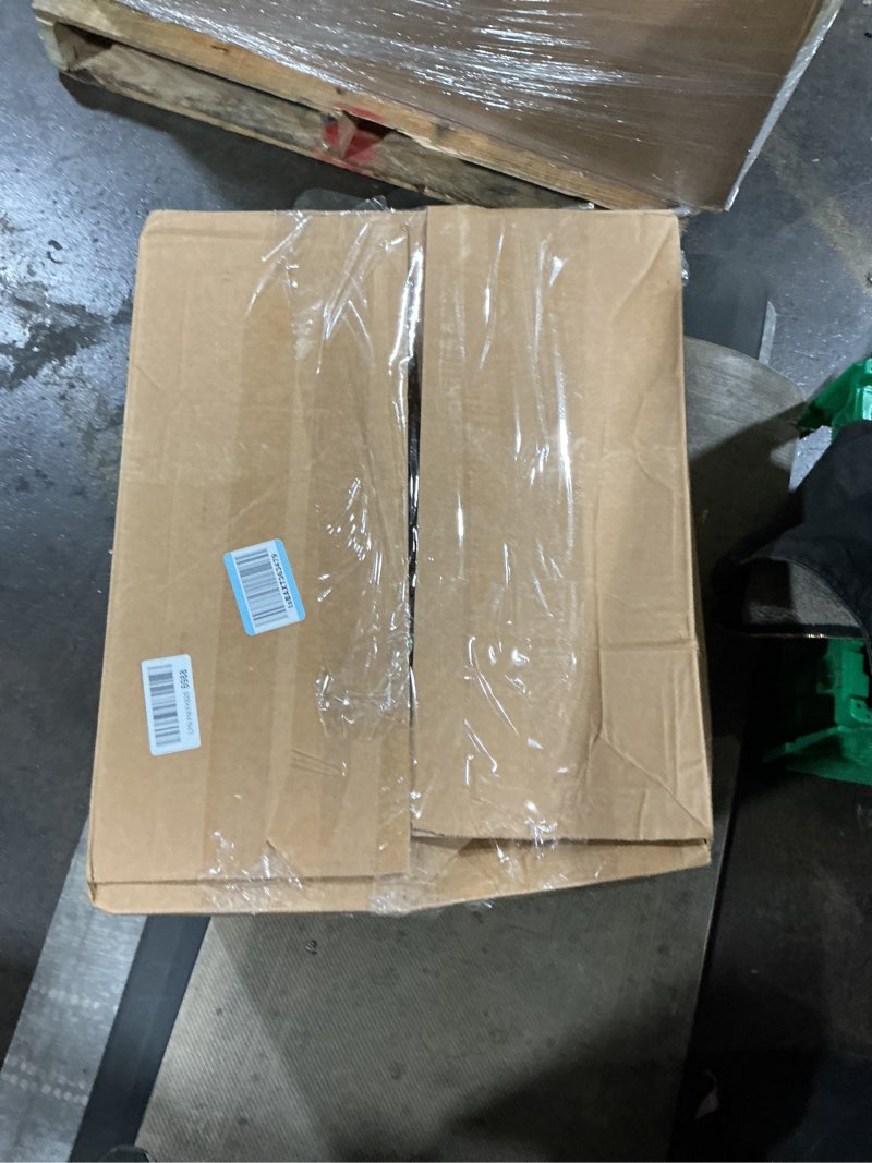 Condition photo showing As Is for HOMRELEXA Upholstered Headboard Queen Size with 3.1’’ High-Density Sponge Backrest, Modern Striped H