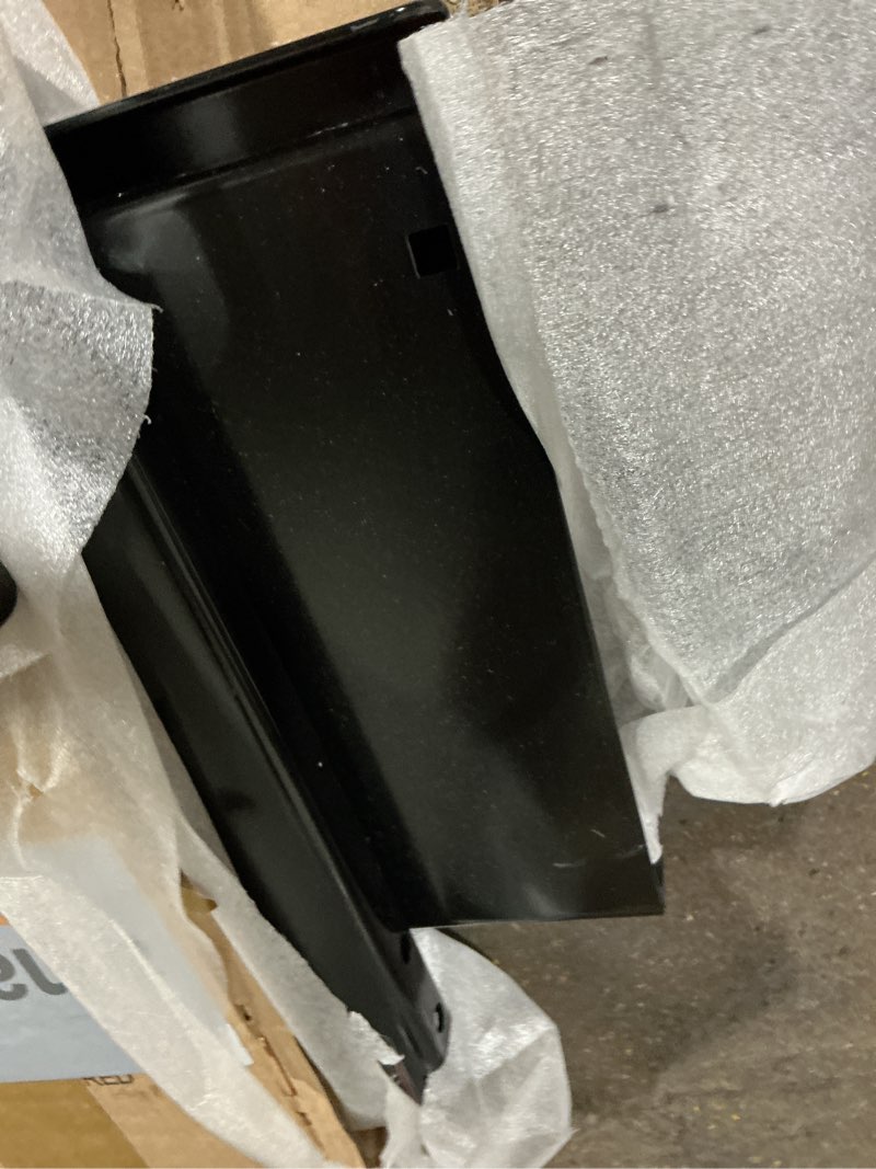 Condition photo showing As Is for missing box 1 and possibly  used buyers products lt44 multipurpose storage basket, open top tool storage for landscaping trailers, trucks, and flatbed trailers, service body trucks and recreational vehicles, utv/atv storage