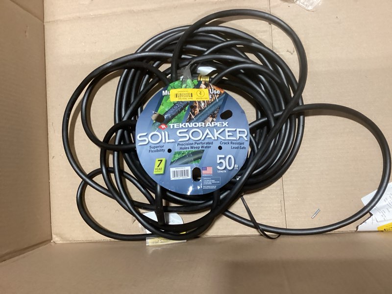 Condition photo showing Good Condition for teknor apex soil soaker 3/8-in x 50-ft vinyl black coiled hose