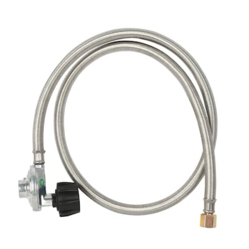 master forge steel regulator with hose