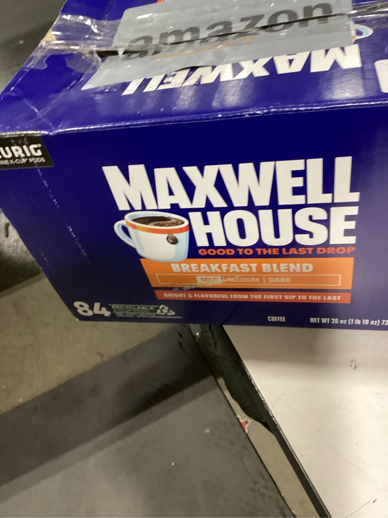Condition photo showing Good Condition for Maxwell House House Blend Medium Roast K-Cup Coffee Pods, 84 ct Box