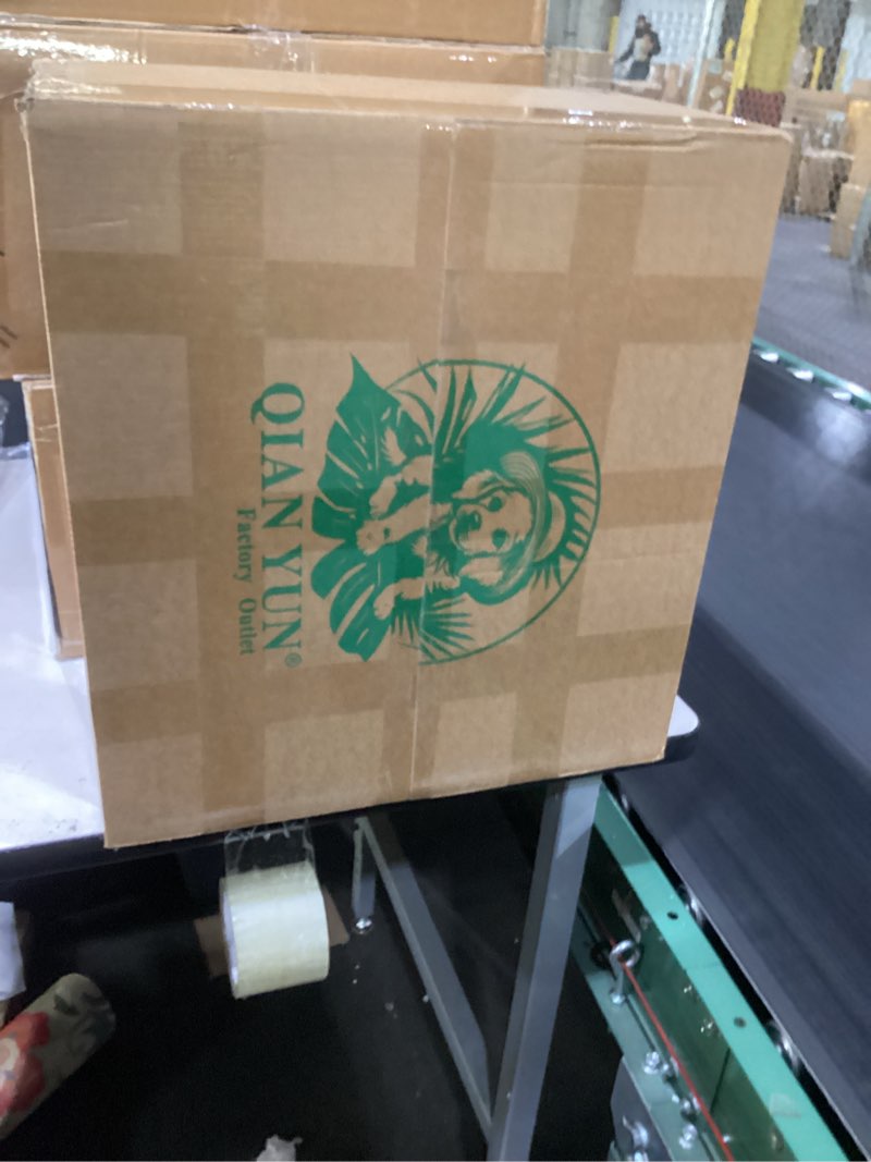 Condition photo showing New/Like New for QIANYUN Artificial Topiary for Outdoors- 20” Potted Plant Fake Geraniums Bush-UV Resistant Artificial Outdoor Plant for Front Porch, Garden, Yard, Patio Decor (Light Orange)