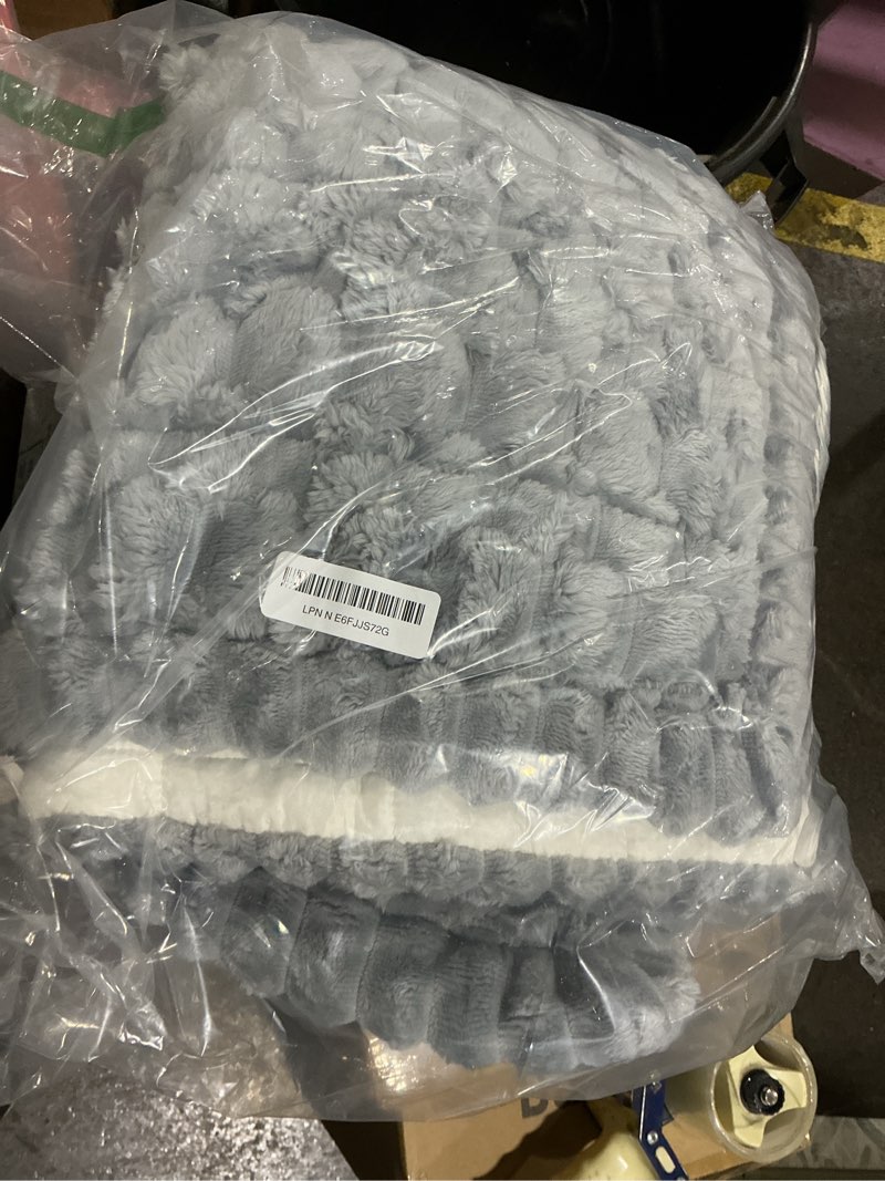 Condition photo showing As Is for tiwwie couch cover for dogs fuzzy sofa covers for pet, geometric jacquard coral pet-friendly washable non-slip sofas slipcover cushion protector pets mat dog bed mats dim gray 27.6”x 59.06” dim gray 27.6" x 59.06"
