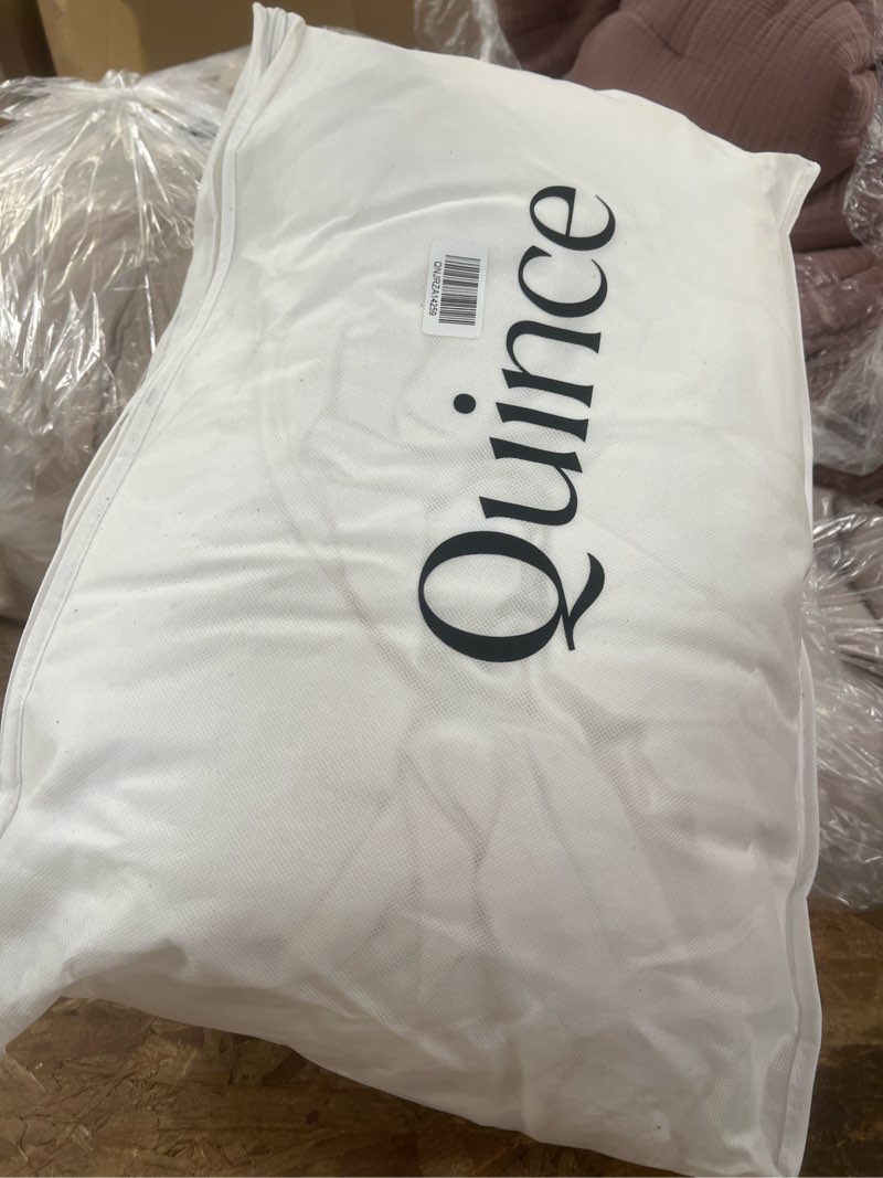 Condition photo showing New/Like New for all-season premium down comforter, twin, down