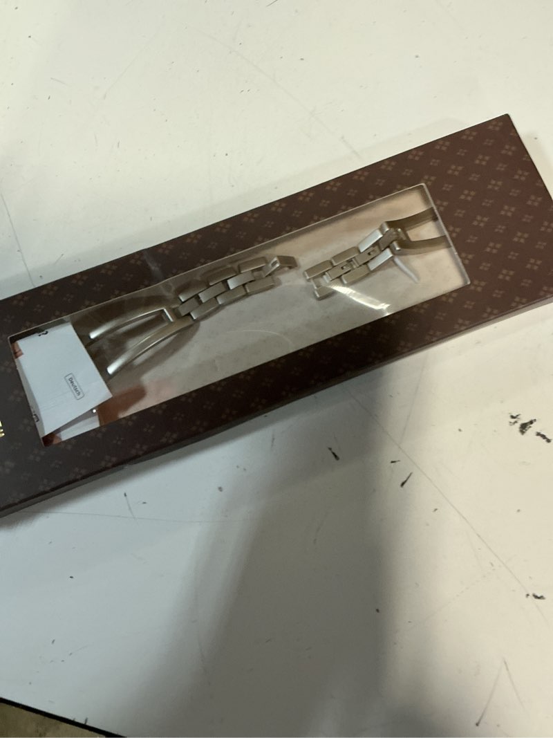 Condition photo showing Good Condition for wearlizer compatible with apple watch band 42/46/38/40/41/44/45/49mm | women dressy fancy stainless steel metal strap pretty designer bracelet for iwatch series 11 10 9 8 7 6 5 4 se/ultra 3 2 1 starlight 49/46/45/44/42mm(series 3 2 1)