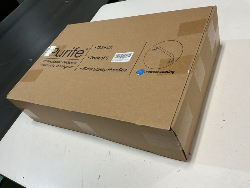 Condition photo showing New/Like New for 17 Inch 6 Pieces Blue Metal Safety Handles for Outdoor Playground - Playset Accessories Handles, Swing Sets Attachment Grab Bars, Kids Hand Grips Monkey Bar for Indoor Play Structure