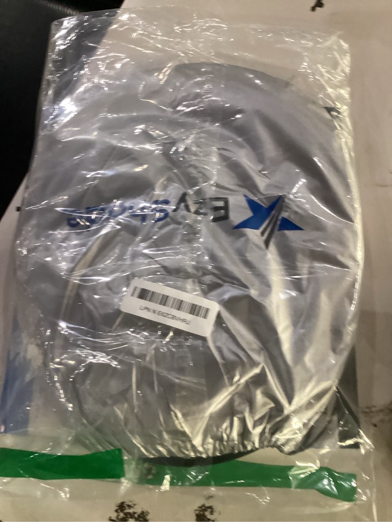Condition photo showing Good Condition for ezyshade windshield sun shade with shield-x reflective technology. see size-chart with your vehicle. foldable 2-piece car sunshades reflect uv sun and heat and protect your car. standard (medium) size standard (medium) 2-piece foldable sun shade