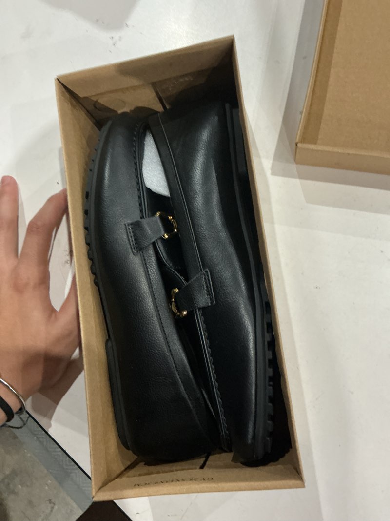 Condition photo showing New/Like New for harence loafers for women comfortable slip on business work flats shoes casual driving moccasins penny loafer