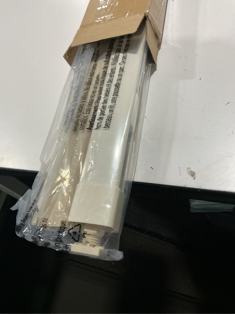 Condition photo showing Good Condition for LazBlinds No Tools No Drill Cordless Cellular Shades, Blackout Light Blocking Honeycomb Shades for Home, Thermal Insulation Blinds for Windows, 22" W x 64" H, Beige Blackout-beige 22" W x 64" H