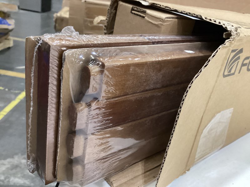 Condition photo showing Good Condition for forbena 24 inch wooden floating nursery book shelves for wall, walnut nursery bookshelf wall mounted for kids bedroom, large kids floating bookshelves for childtoys classroom books decor (dark brown) 23.6 inch 2. walnut