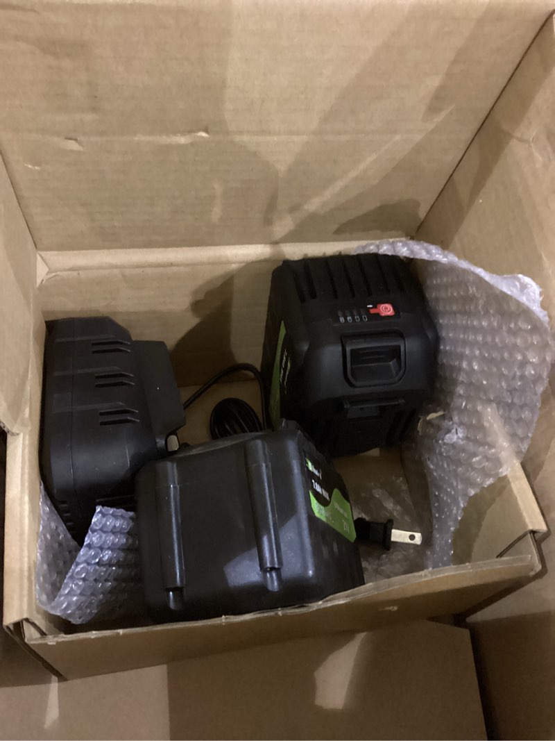 Condition photo showing As Is for SENIX Leaf Blower Cordless, 60V Max 1300W Brushless Electric Leaf Blowers, 810 CFM & 170 MPH, Stepless Speed, Cruise Control, 60V 4.0Ah Battery & Charger Included,Blowers for Lawn Care, Yard, Garden 810 CFM with 4.0Ah Battery