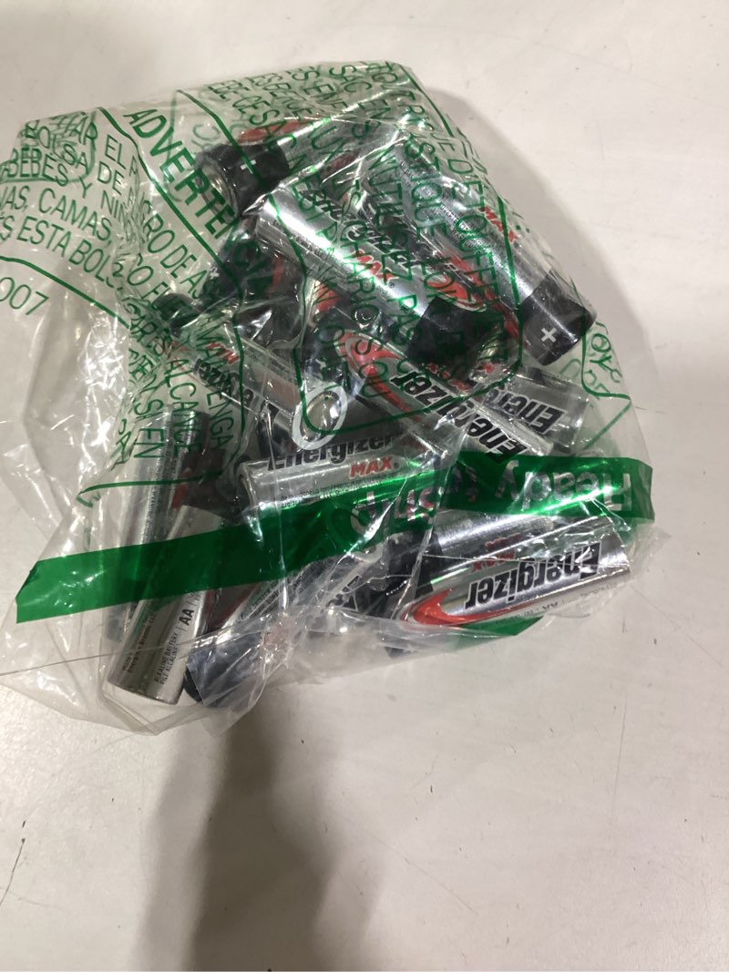 Condition photo showing As Is for energizer aa batteries, max double aa battery alkaline, 24 count 24 count (pack of 1)