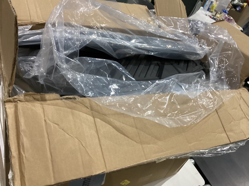 Condition photo showing Good Condition for LASFIT Floor Mats & Backrest Mats & Cargo Mat for Kia Carnival 2026 2025 2024 2023 2022 (Only Fit Gas & 8 Seats), All Weather TPE Custom Fit Floor Liners Full Set Car Mats Trunk Mat Accessoires, Black 3)For Kia Carnival | 2022-2026 | Gas