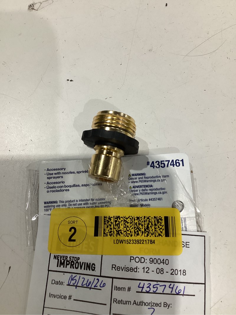 Condition photo showing Good Condition for project source  aluminum male quick adapter