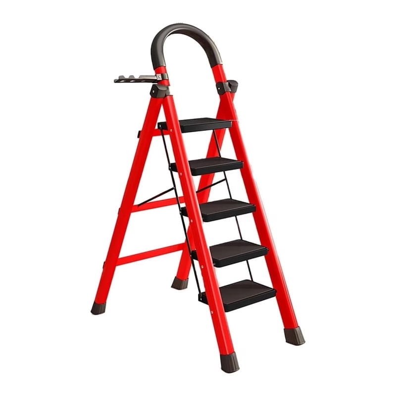 5 step red ladder