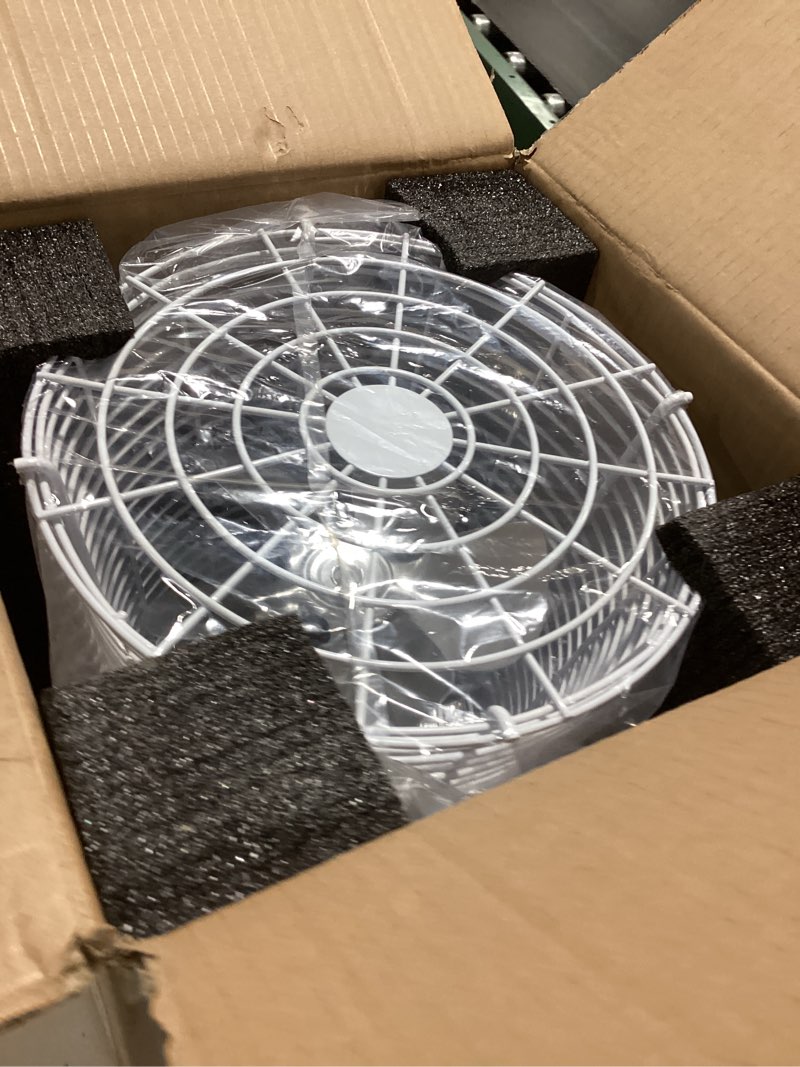 Condition photo showing Good Condition for hyito air circulation fan 1/80hp 450cfm greenhouse ceiling wall mount high-efficiency air circulation fan for greenhouse, patio, garage 8 inch
