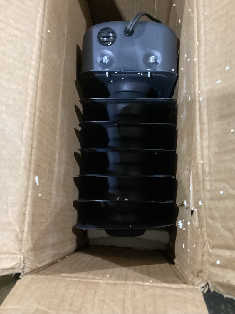 Condition photo showing As Is for NOT TESTED Amazon Basics Portable Oil Space Heater with Remote Control, 7 Oil-Filled Fins, Adjustable Thermostat, 3 Heat Settings, Tip-Over and Overheat Protection, ETL Safety Certificate, 1500W, Black Digital & Remote Control