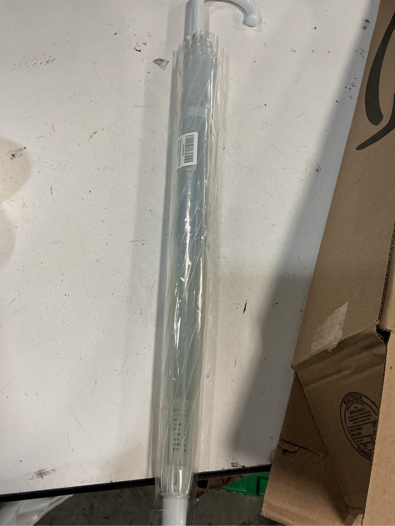 Condition photo showing New/Like New for clear bubble dome wedding umbrella large canopy transparent coverage clear travel stick umbrellas for rain adult women,umbrella-automatic open grip handle perfect for weddings concert white
