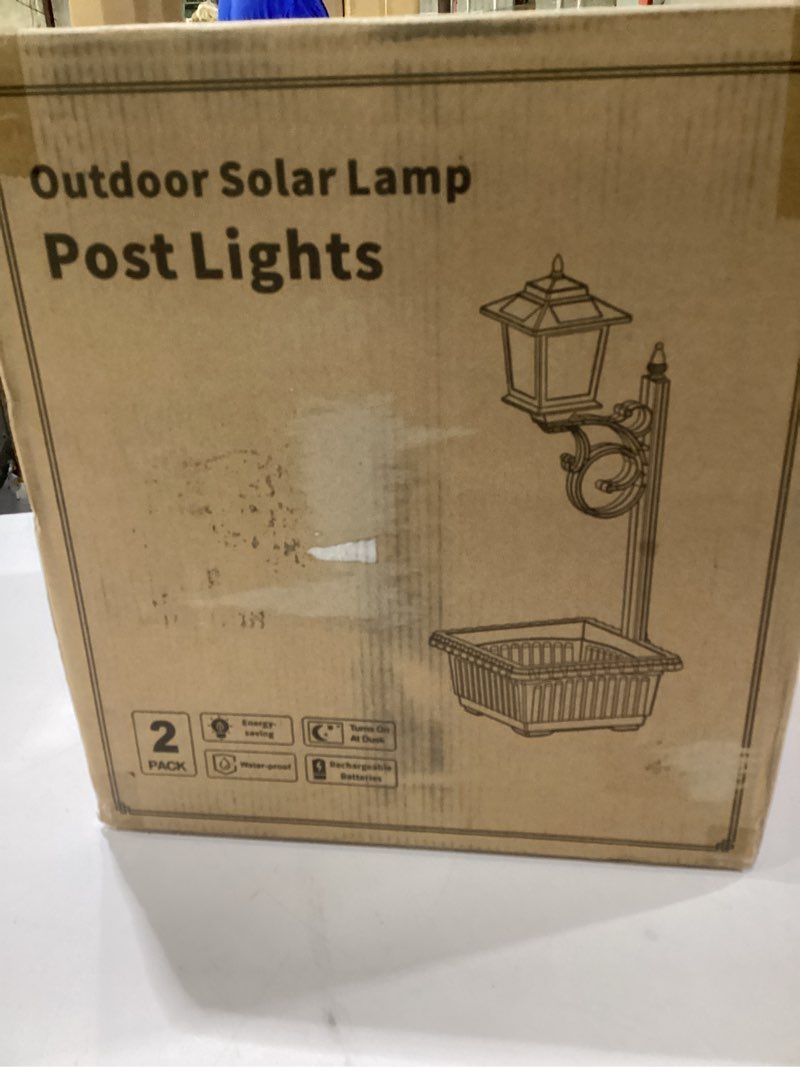 outdoor solar lamp, post lights