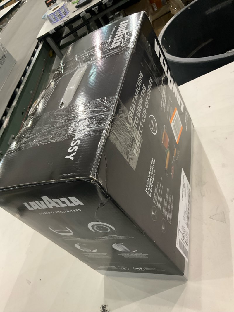 Condition photo showing As Is for Lavazza BLUE Classy Mini Single Serve Espresso Coffee Machine LB 300, 5.3" x 13" x 10.2" 2 Coffee selections: simple touch controls, 1 programmable free dose and 1 pre-set