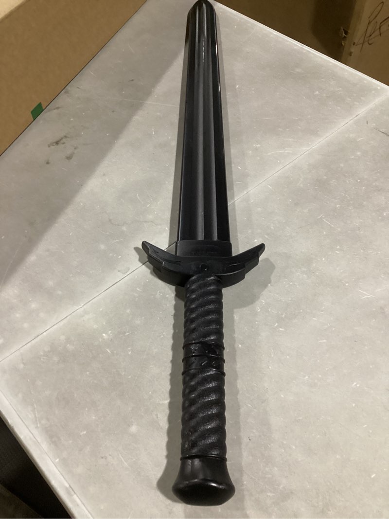 Condition photo showing Good Condition for Black Polypropylene European Medieval Sword (34")
