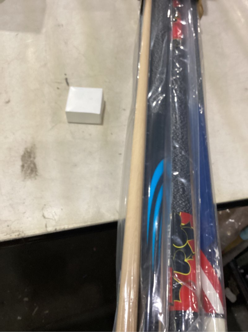 Condition photo showing Good Condition for prosniper premium pool sticks set of 4 | 58-inch, 19-oz canadian maple pool cue with low-deflection shaft & 4 extra chalks | pro-grade billiard cue for home & bar play maple power series
